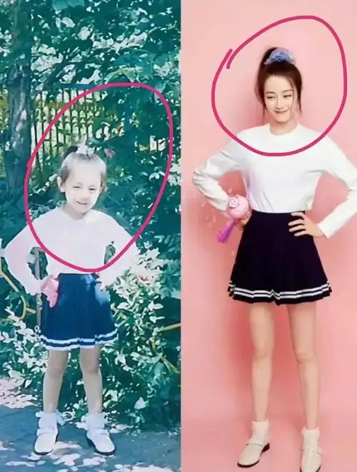 小时候的迪丽热巴 也太可爱啦……__财经头条