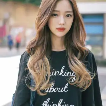 韩版发套假发女长卷发大波浪长发非u型马尾半头套垫发隐形接发补发片