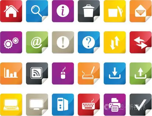 矢量互联网网页图标集