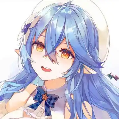 治愈系蓝色风格女生头像图片96张