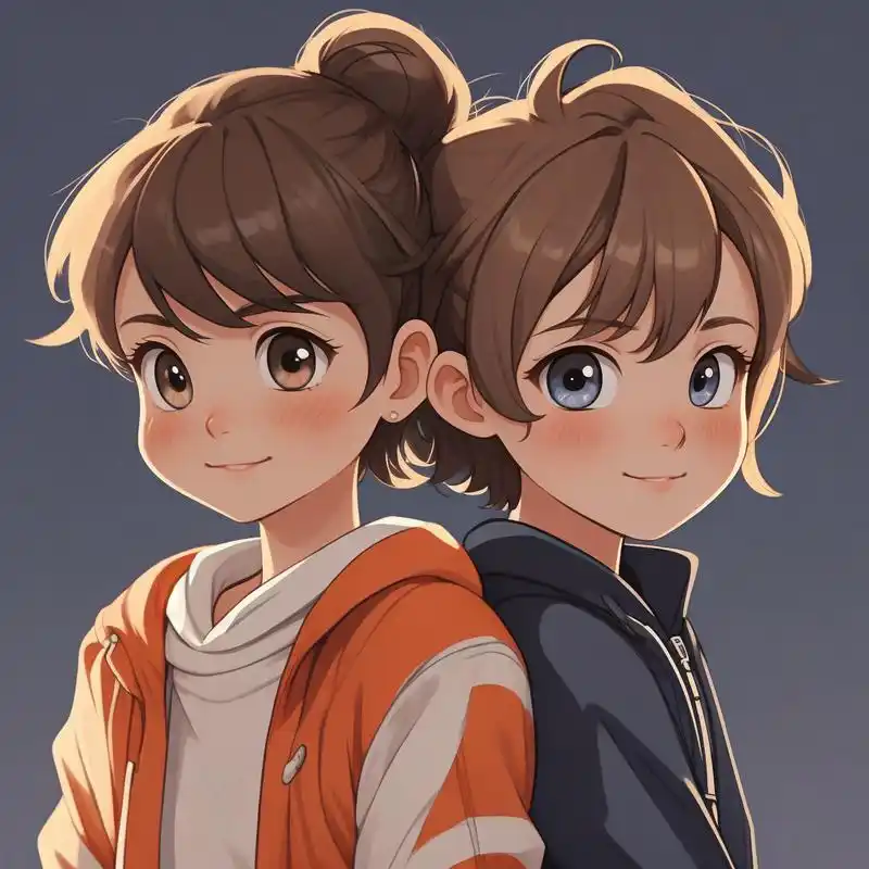 姐弟卡通头像91|萌化人心啦