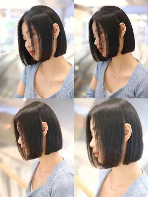 精致又减龄的一刀切短发