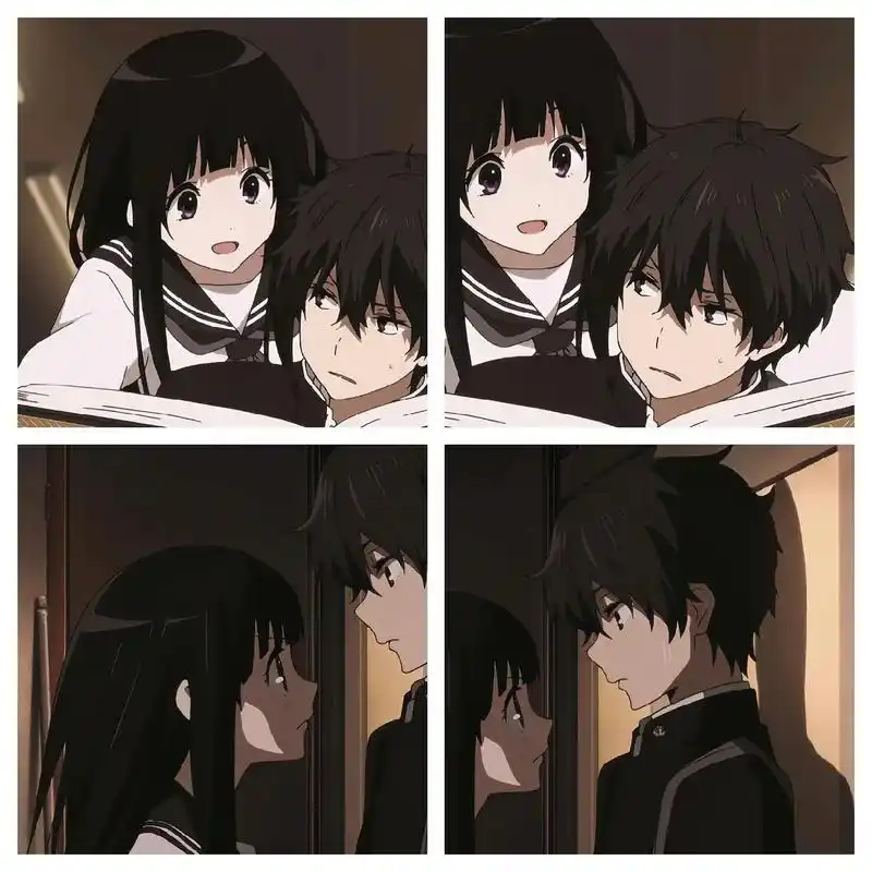 冰菓 #动漫情头 #折木奉太郎 #千反田爱瑠 #冰菓情头 - 抖音