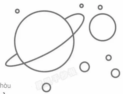宇宙简笔画