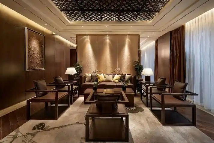 中式私人会所效果图