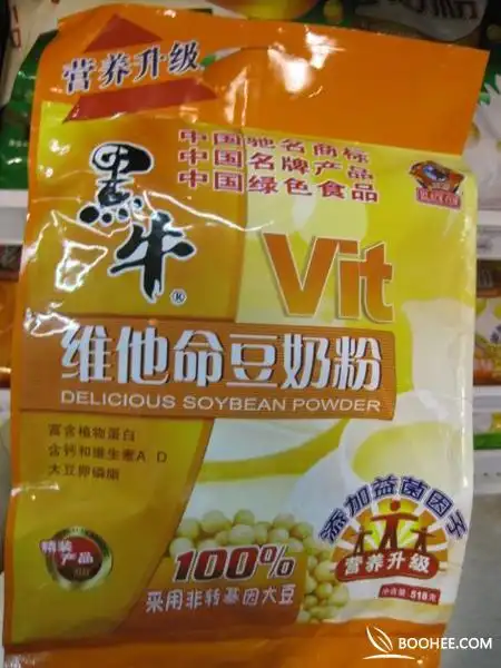 黑牛维他命豆奶粉的热量和减肥功效