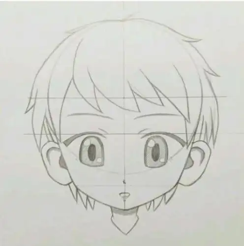 动漫学习第六课《漫画人物五官的位置与比例》