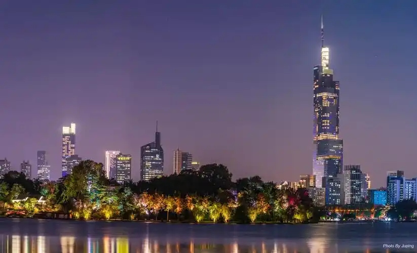 南京玄武湖日落及夜景2020-10-23 - 美篇