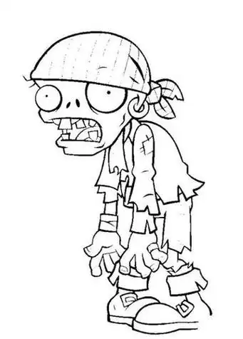 如何画僵尸简笔画