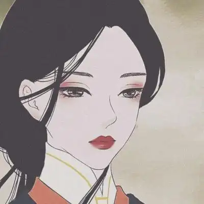 动漫女生古风优雅温柔气指头像