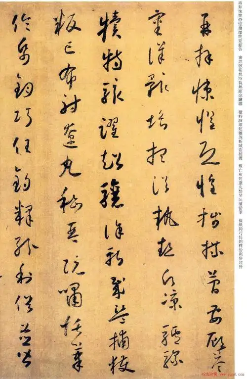 唐代怀素小草千字文墨迹13