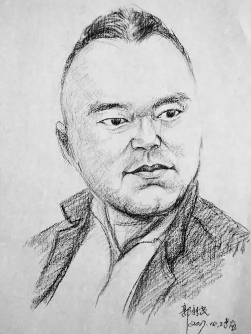 兴趣 【名人特辑】郭新民‖人物肖像画系列之——真乾 写美篇美术工艺