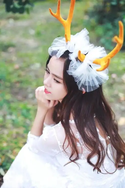 靓丽清纯美女户外秀气优雅唯美写真