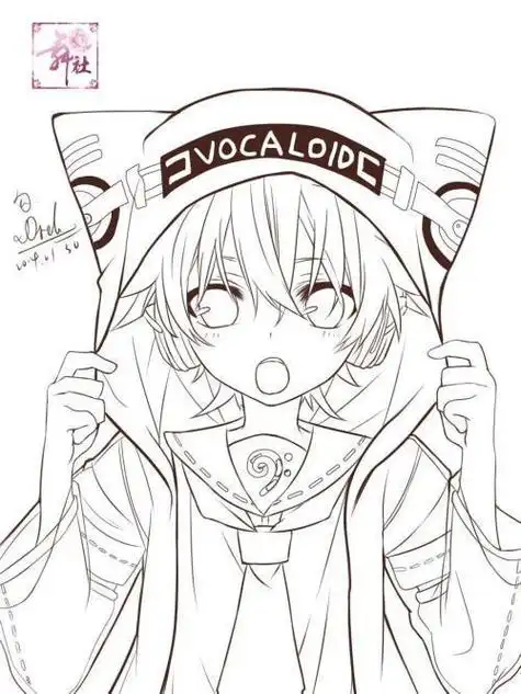 漫画男生可爱呆萌简笔画