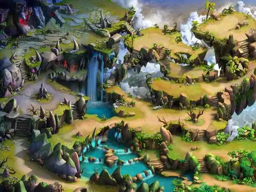 召唤师峡谷地图全景