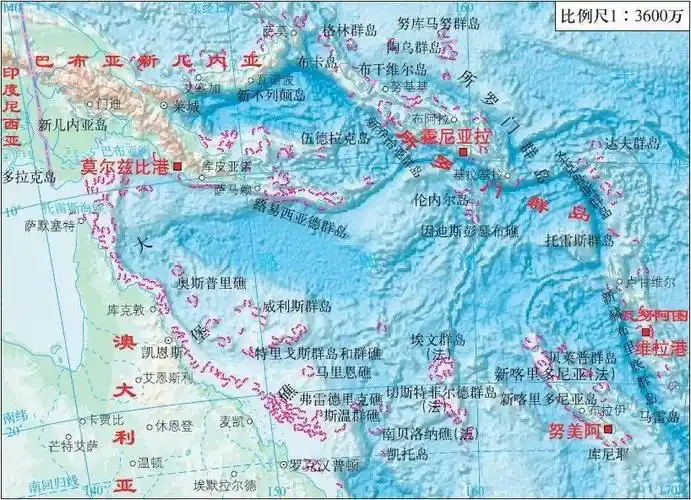 【珊瑚海】色调更统一由于辞海图片来源不一,图片从形制到色彩都较