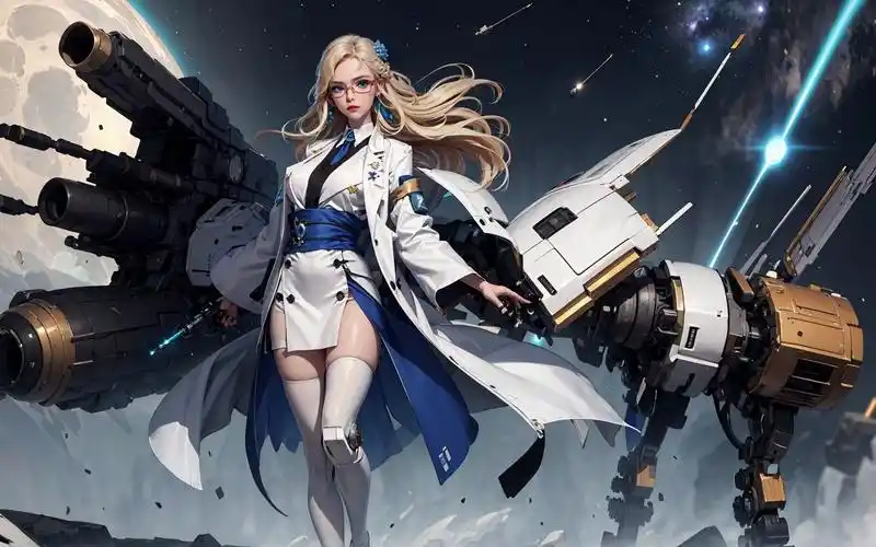 6-【ai绘画】dnf女机械&制服,科幻风格的完美结合!#新手#第一次