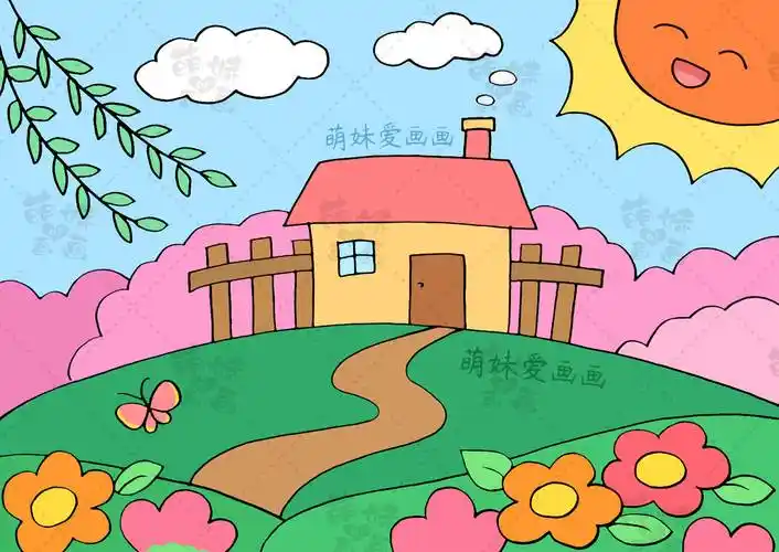 含文字内容的春天手抄报模板及简笔画合集,简单漂亮,可收藏备用_花朵