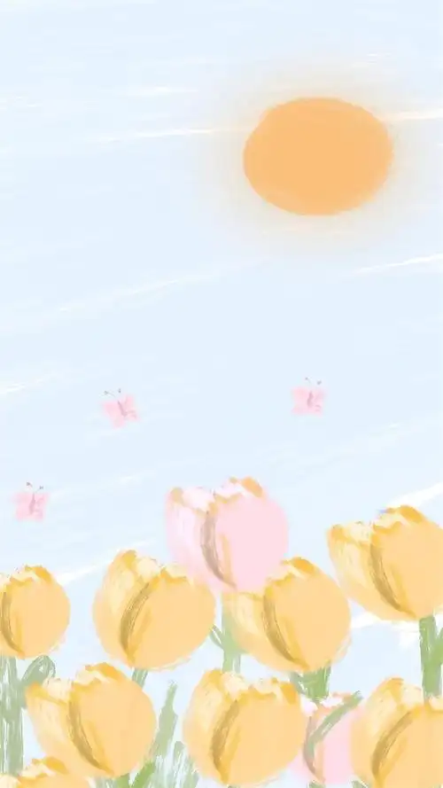 小清新萌系卡通插画高清手机壁纸