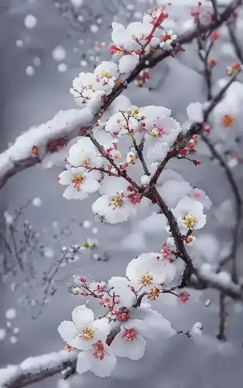 冰肌醉美风中雪,玉骨惊羞地上霜 / 曹建成|小寒|新韵|梅花|瑞雪_网易