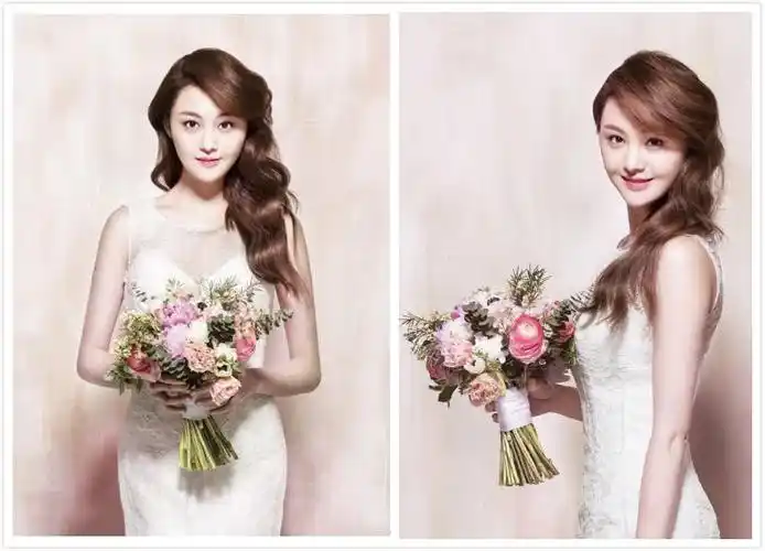 郑爽首穿婚纱录节目 粉丝争当"新郎"