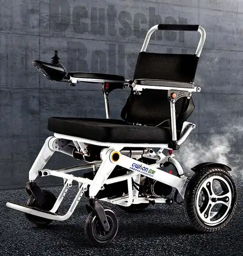 电动轮椅车折叠轻便智能全自动便携残疾人飞机款66安锂电池续航12公里