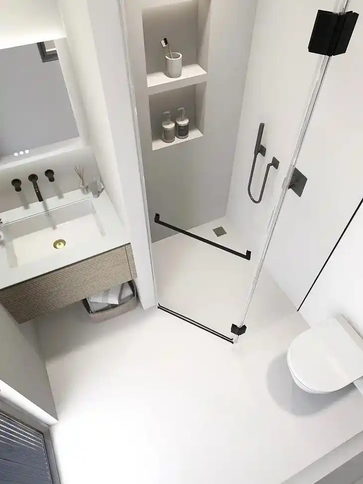 最适合小户型卫生间的奶油风设计