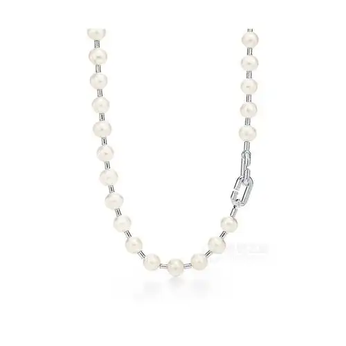 蒂芙尼tiffany hard wear纯银淡水珍珠项链,40.6 厘米项链