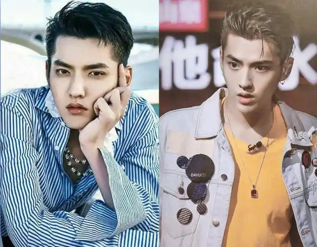 吴亦凡张艺兴陈伟霆范俊良张彬彬 剑眉星目的男