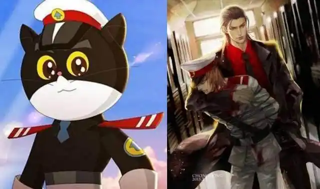 经典动漫人物形象拟人化,黑猫警长成霸道总裁,汤姆受气满满!