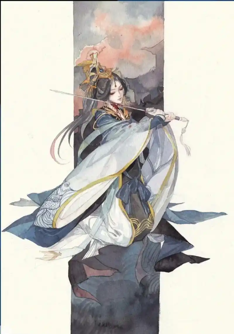 墨香铜臭#天官赐福#雨师篁.#四大名景之一#公主自刎#真的 - 抖音