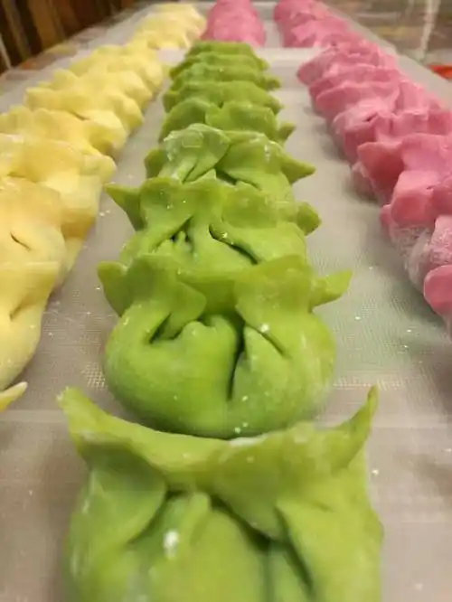 彩色饺子的做法