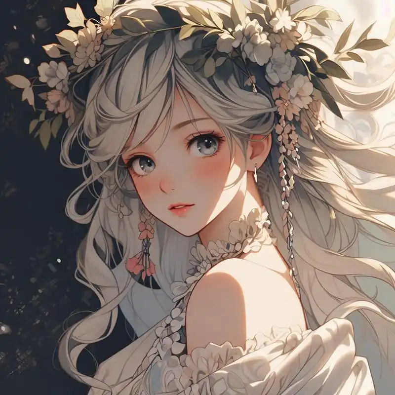 可爱度爆表94 亲们,给你们带来一组超级仙气,可爱的动漫女生头像!