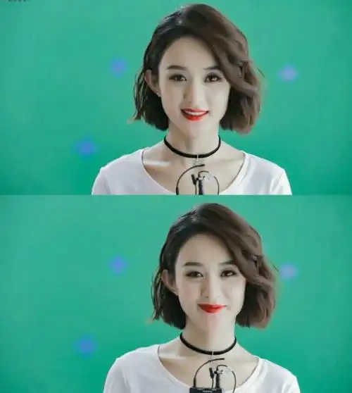 赵丽颖短发高清美腻图片