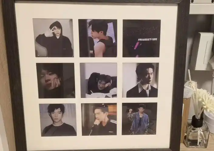 易烊千玺九宫格相框