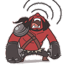 大斧怒切水果 dota2斧王动态表情福利