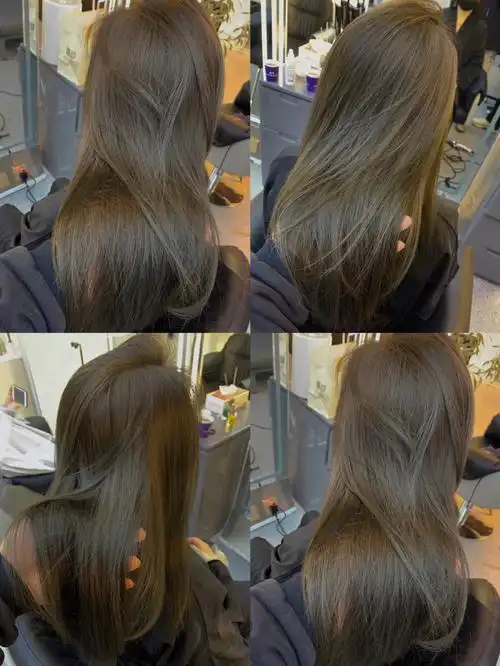 心血来潮染了一款不漂又显白的亚麻青棕色