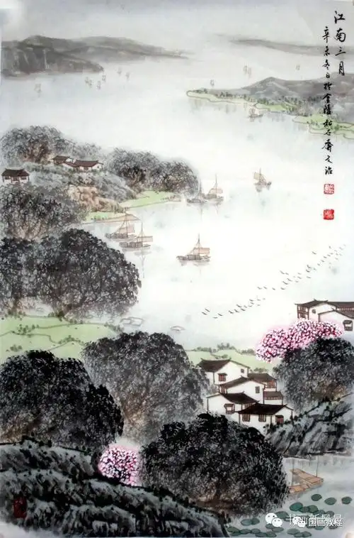 江南烟雨迷醉我心国画大师宋文治60幅江南国画美到心里