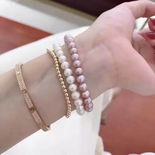 百搭的淡水珍珠手链