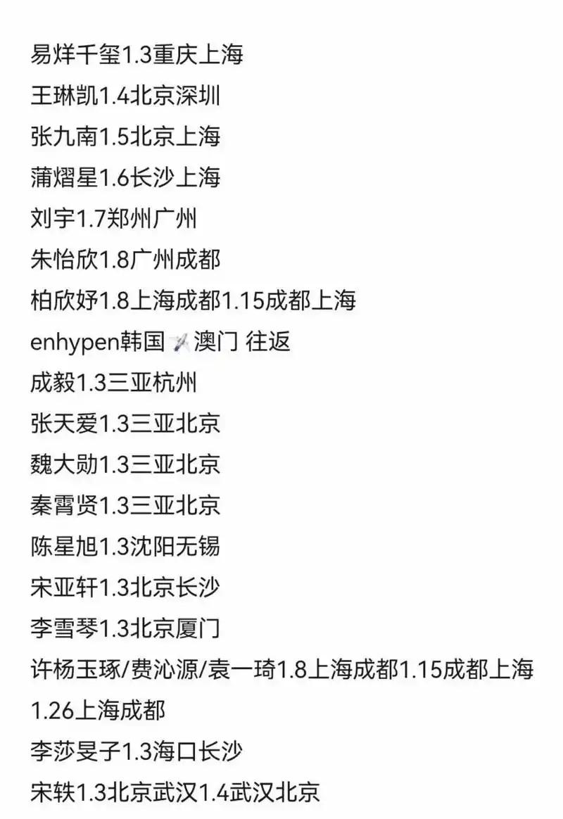 易烊千玺的最近行程安排 - 抖音