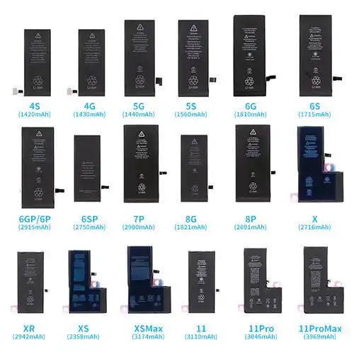 适用于iphone电池所有型号适用于iphone x xs max xr 7 8 6 6s plus