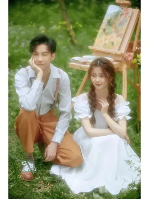 感觉和杨洋拍摄婚纱照