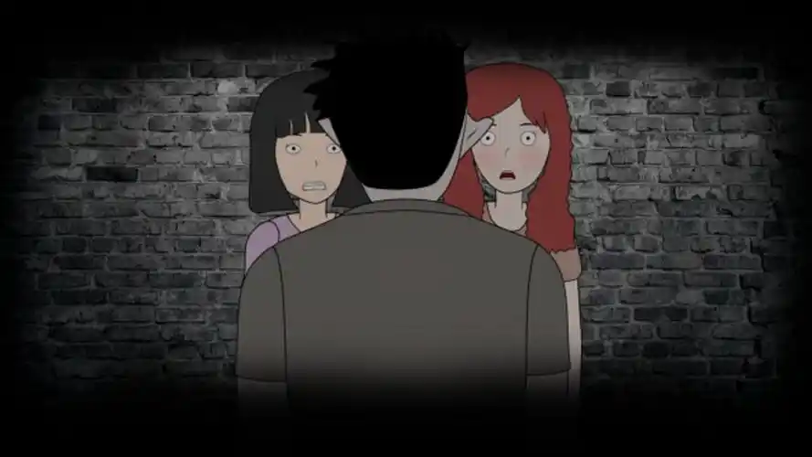 我们遇到一个奇怪的男人,蛋泥动画