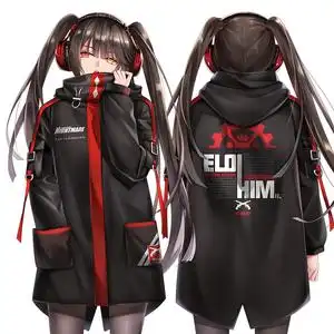 漫趣动漫约会大作战周边时崎狂三冬季大衣二次元棉袄外套