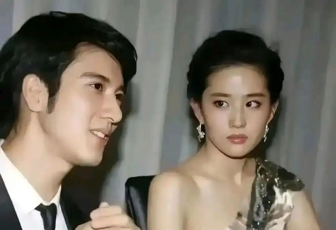 但怎么看刘亦菲看王力宏的眼神有点哀怨!