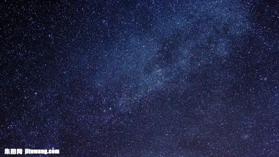 蓝色星空背景图片