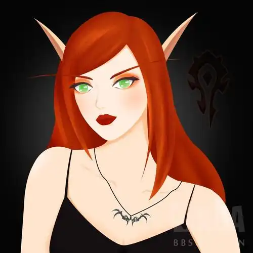 [魔兽世界] 一张血精灵头像