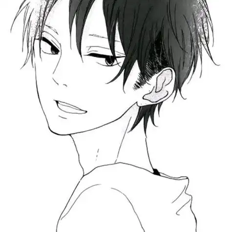 病娇动漫男主简笔画男生简笔画头像帅气男生头像霸气简笔画