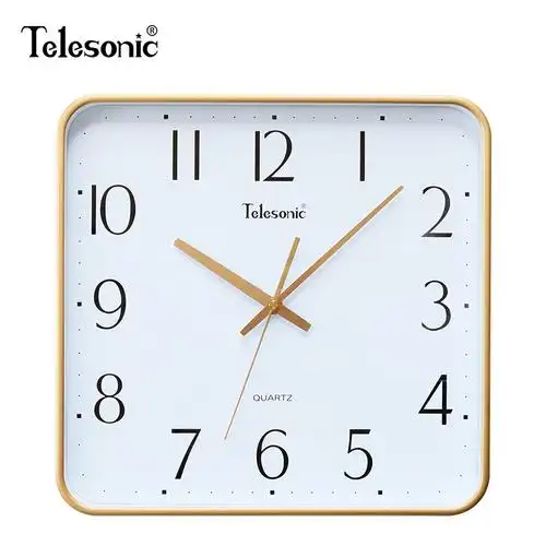 telesonic天王星轻奢简约挂钟客厅居家钟表时尚创意北欧时钟