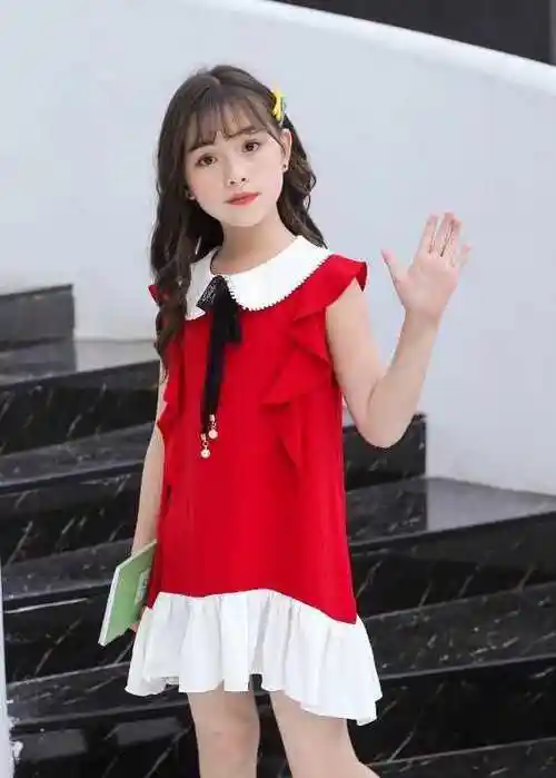 女童连衣裙夏装2020新款童装网红洋气小女孩公主连衣裙